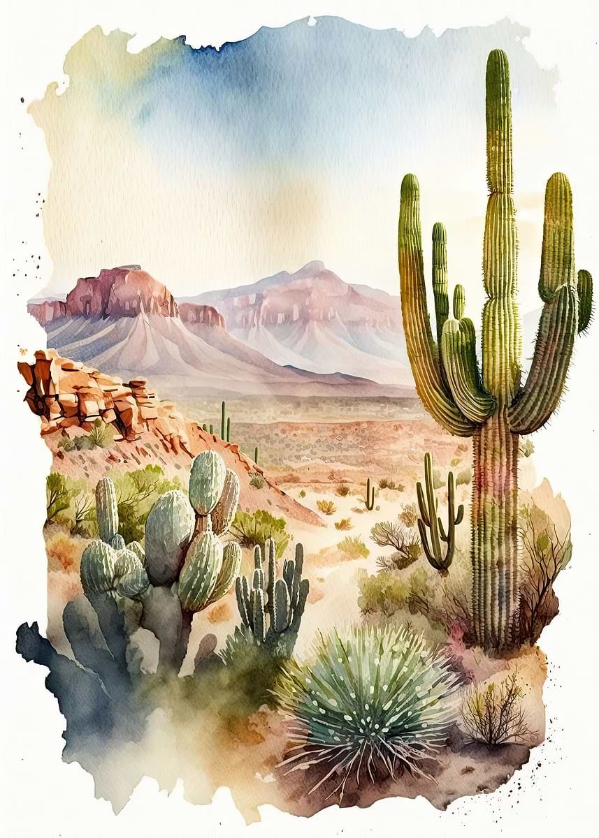 Acuarela Del Desierto