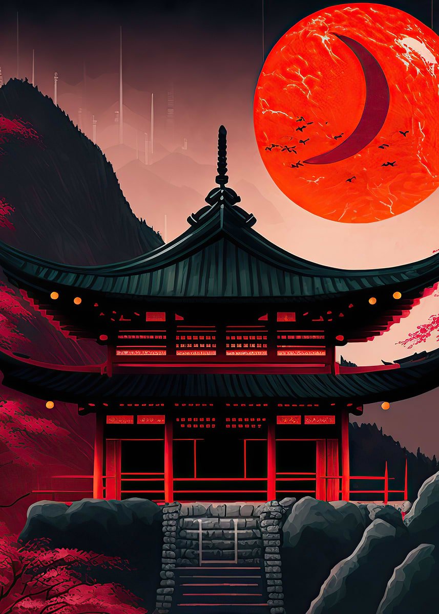 Luna Roja En Japón