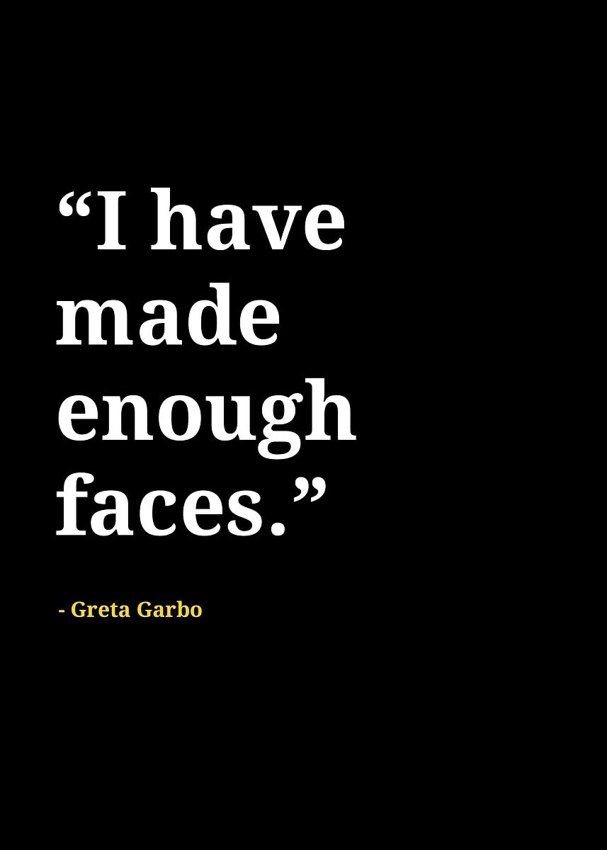 He Hecho Suficientes Caras