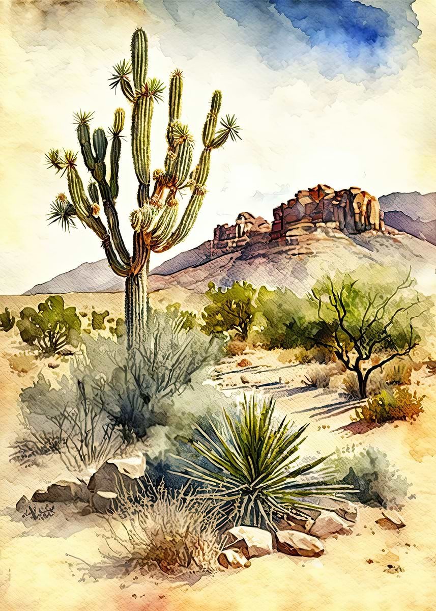 Acuarela Del Desierto