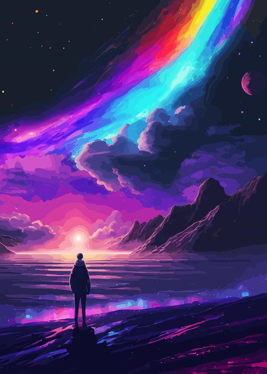 Escena Vectorial Espacial 4
