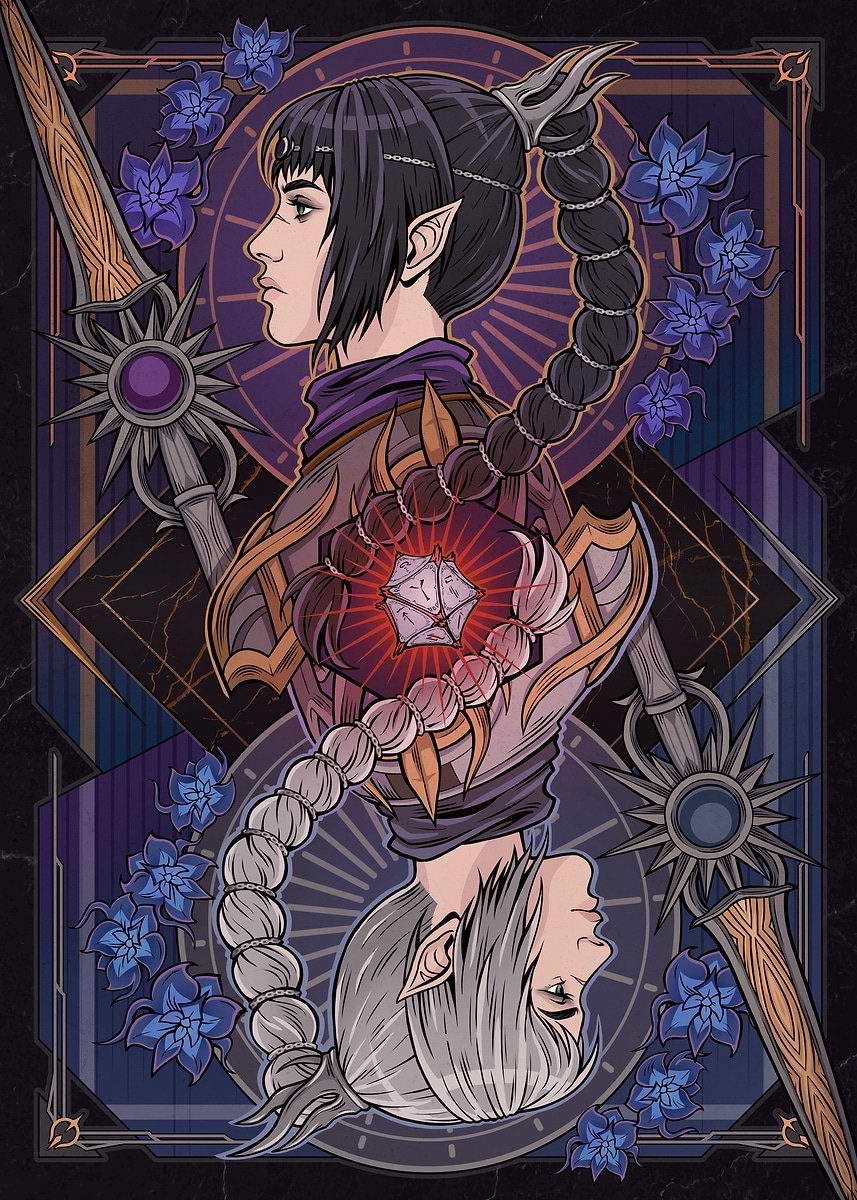 Carta De Dualidad De Shadowheart